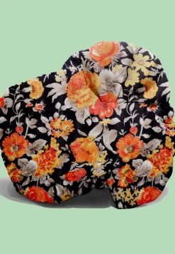 Digital Printed Bhagalpuri Silk Kids Turban in Black