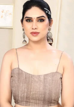 Digital Printed Chiffon Saree in Mustard
