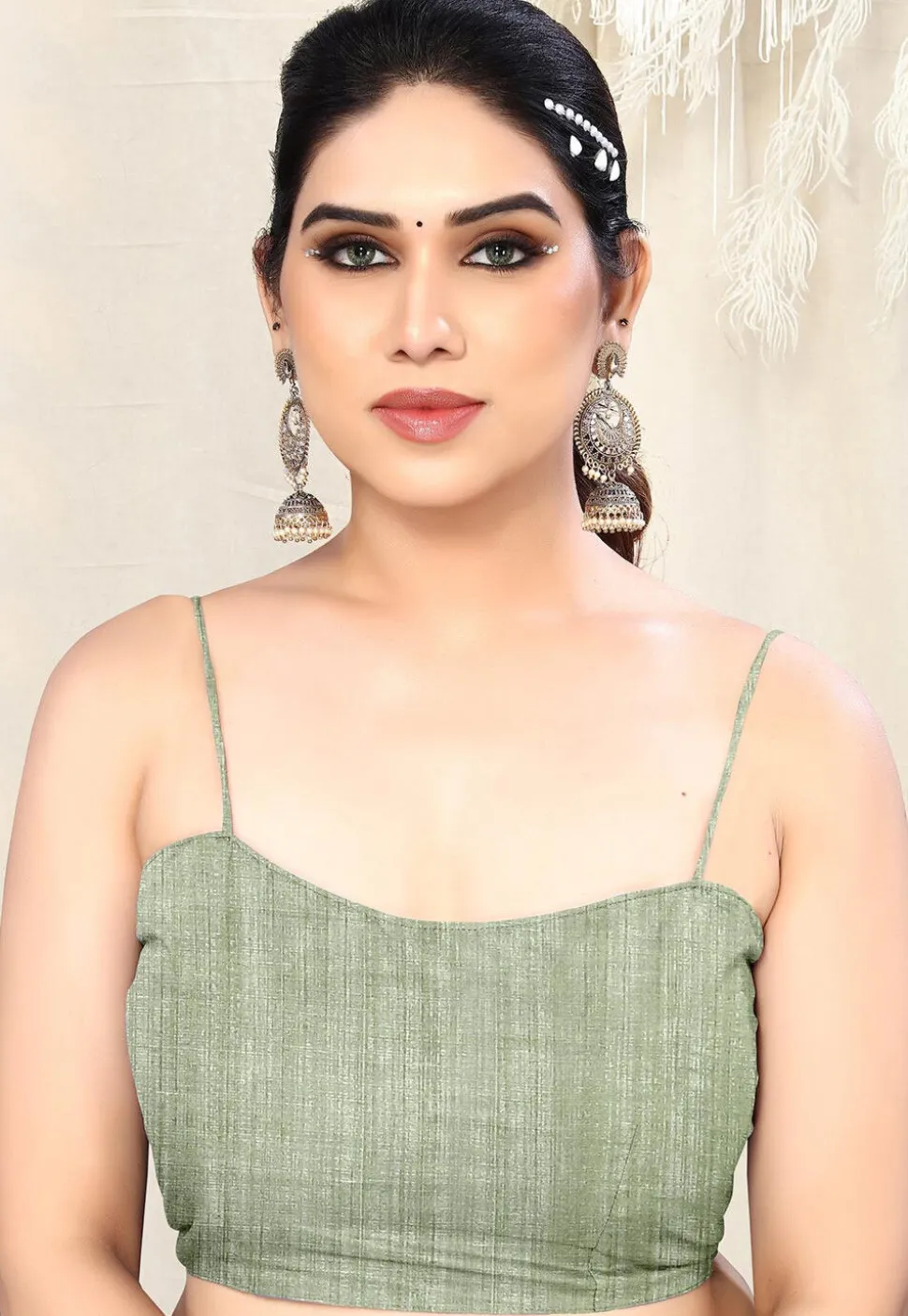 Digital Printed Chiffon Saree in Black
