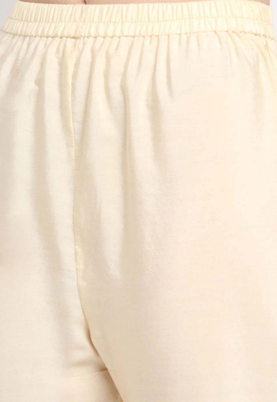 Digital Printed Cotton Pakistani Suit in Cream
