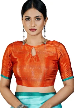 Digital Printed Crepe Saree in Sea Green