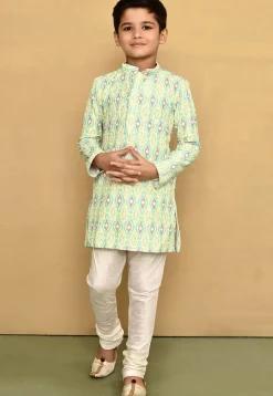 Digital Printed Lycra Kurta in Multicolor