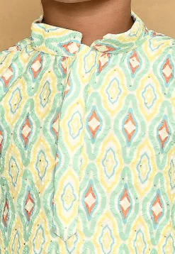 Digital Printed Lycra Kurta in Multicolor