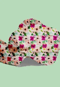 Digital Printed Modal Satin Kids Turban in Peach