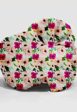 Digital Printed Modal Satin Unisex Turban in Peach