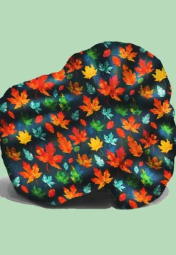 Digital Printed Modal Satin Kids Turban in Navy Blue