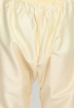 Digital Printed Muslin Cotton Kurta Set in Yellow