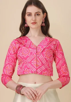 Digital Printed Satin Lehenga in Cream