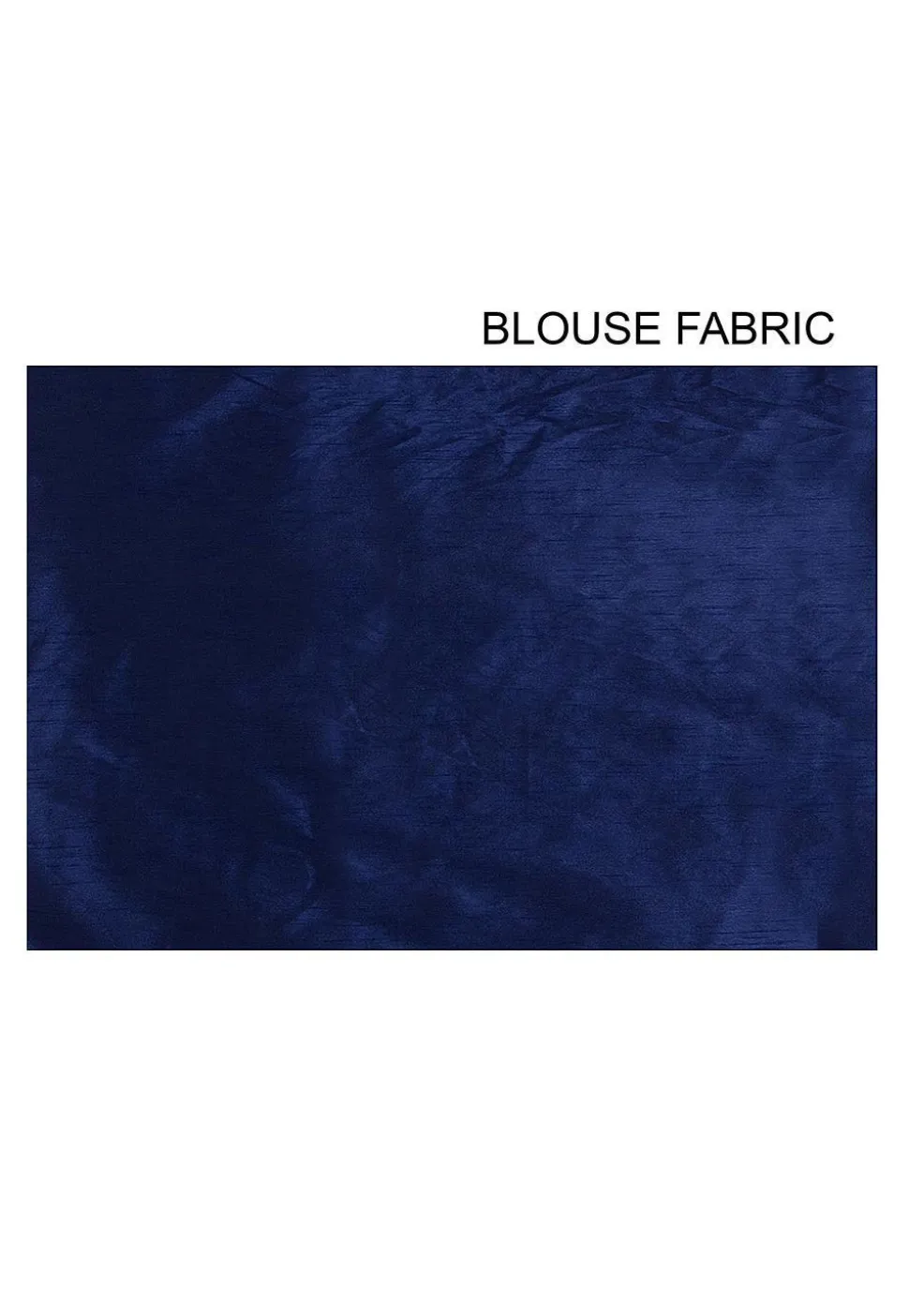 Embroidered Border Chiffon Saree in Navy Blue