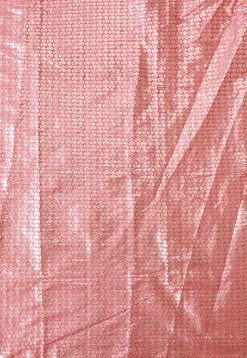 Embroidered Net Half N Half Saree in Pink