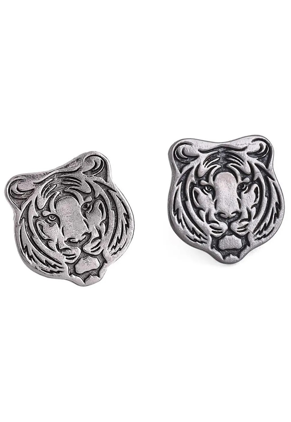 Fiery Tiger Metallic Collar Tips