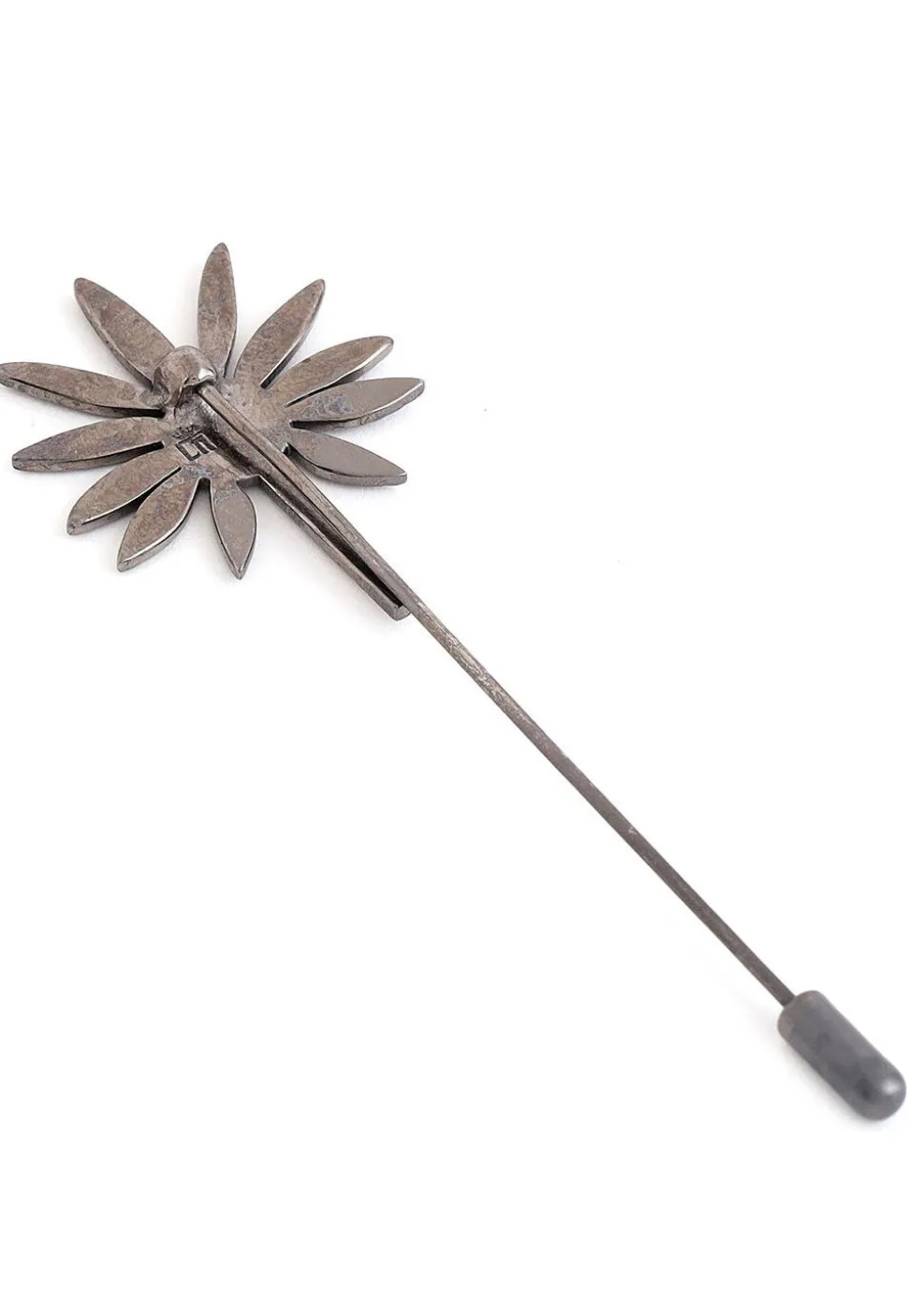 Floral Metallic Lapel Pin