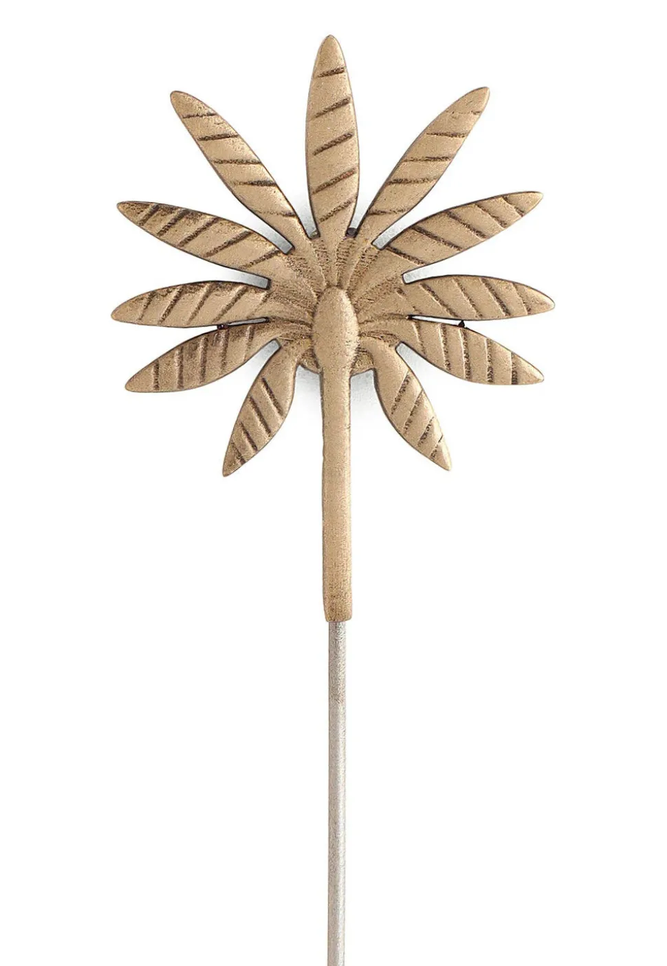 Floral Metallic Lapel Pin