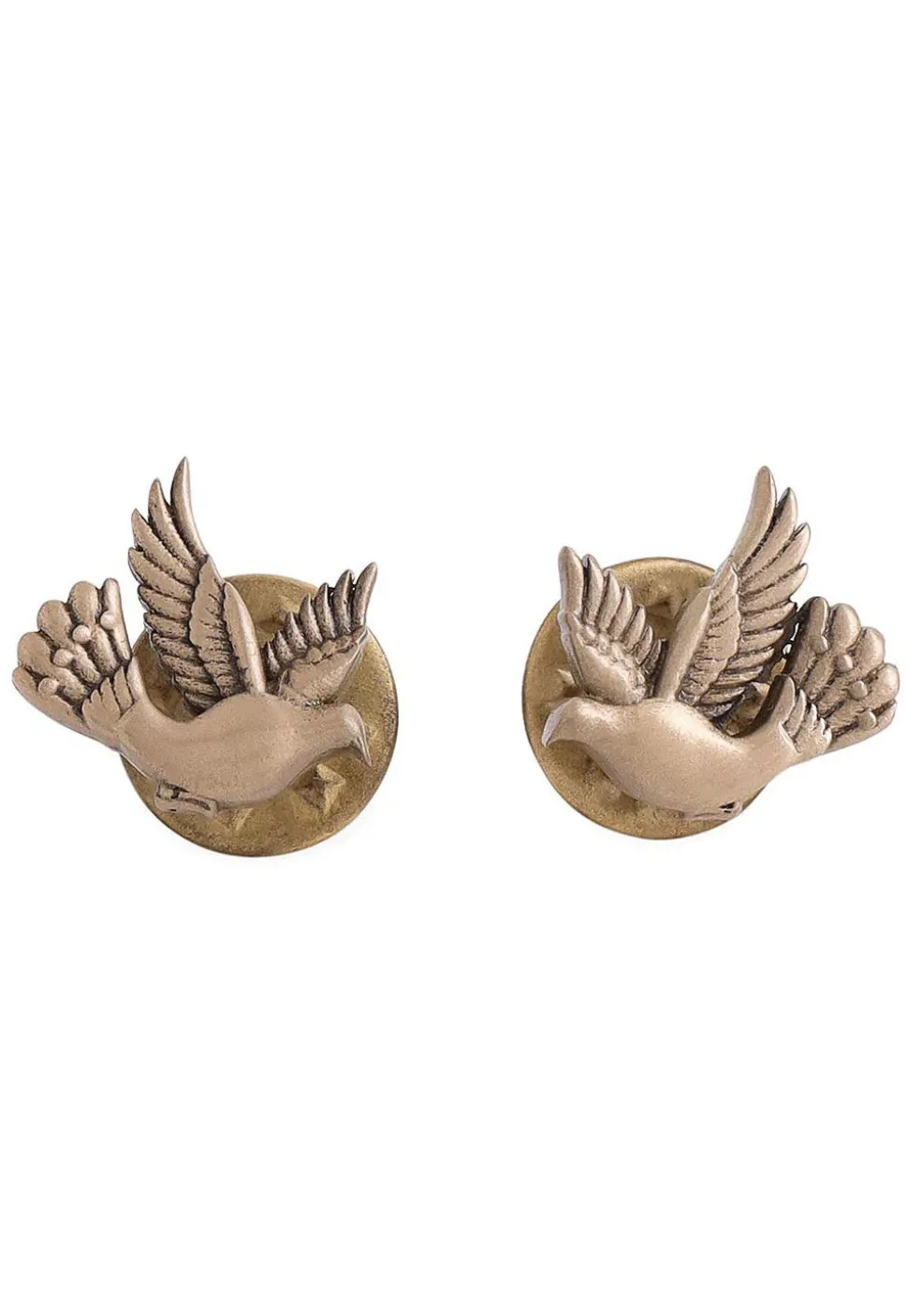 Flying Bird Metallic Collar Tips