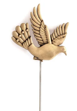 Flying Bird Metallic Lapel Pin