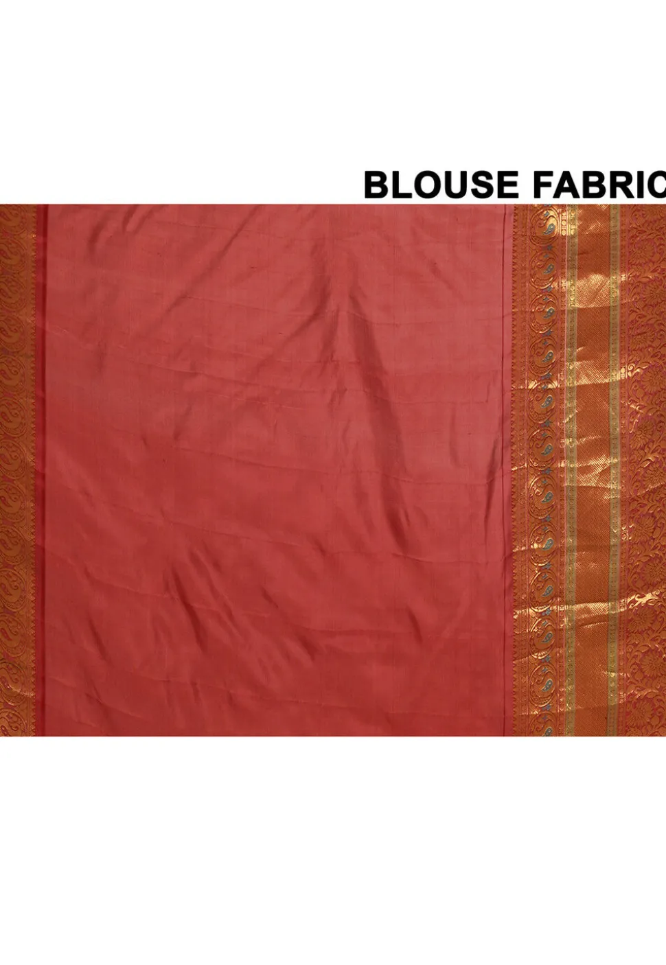 Gadwal Pure Silk Handloom Saree in Orange