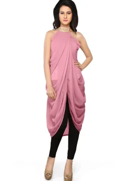 Georgette Tunic in Old Rose