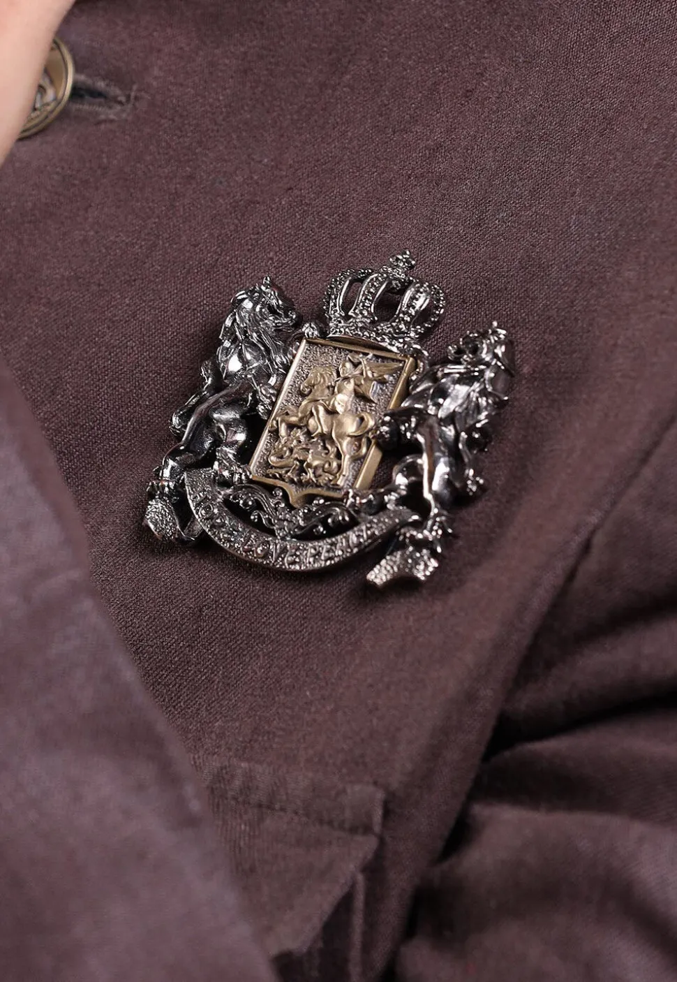 Georgia Metallic Brooch