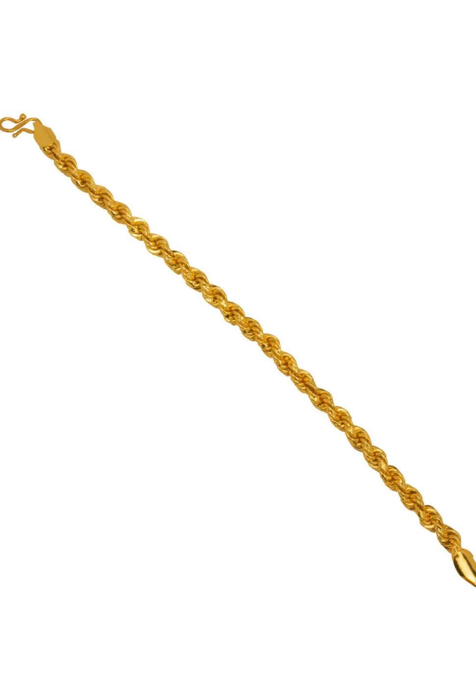 Golden Polished Men Bracelet