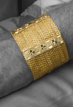 Golden Polished Men Bracelet