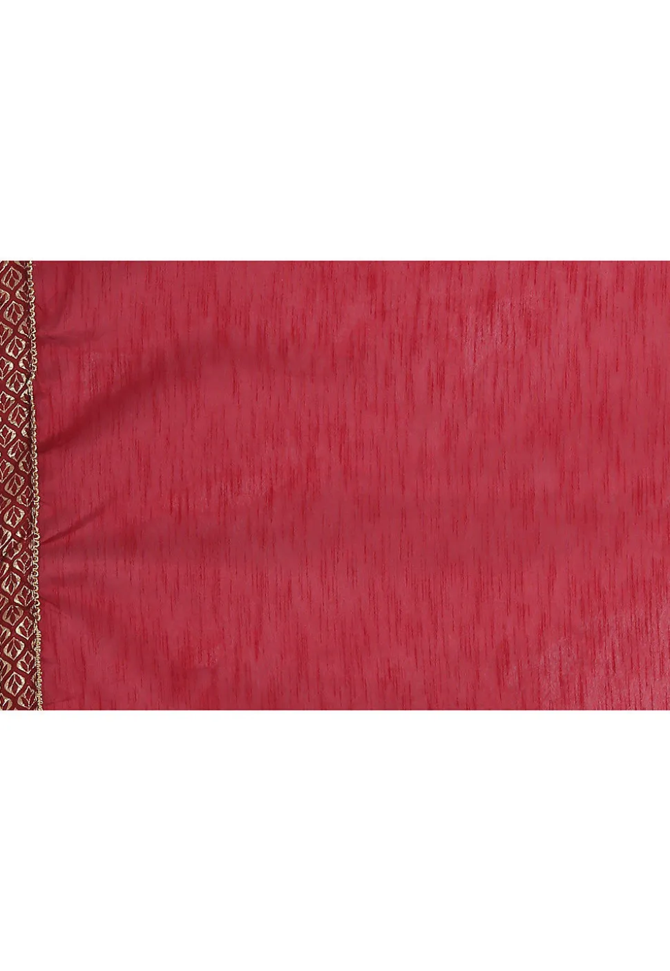 Half N Half Georgette Saree in Red and Pink