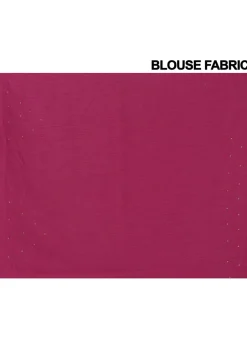 Hand Embroidered Art Silk Saree in Navy Blue
