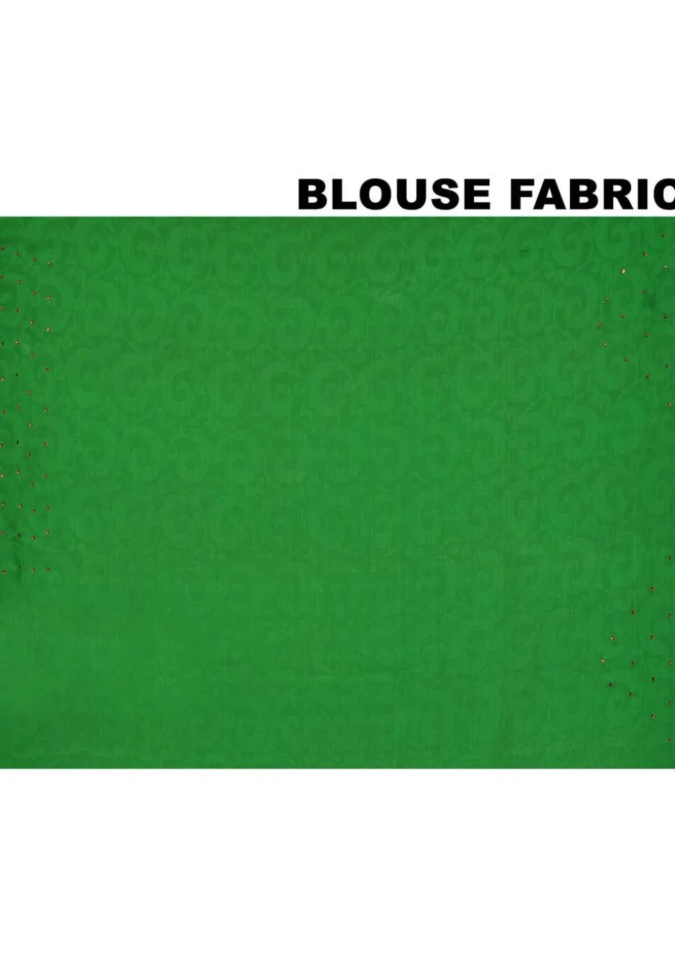 Hand Embroidered Chiffon Brasso Saree in Green