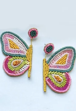 Hand Embroidered Earrings