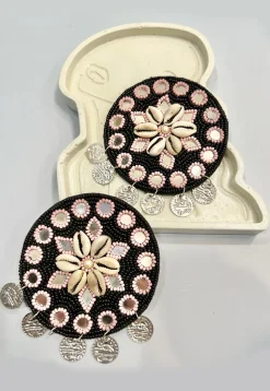 Hand Embroidered Earrings