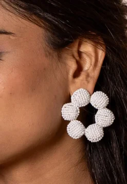 Hand Embroidered Earrings