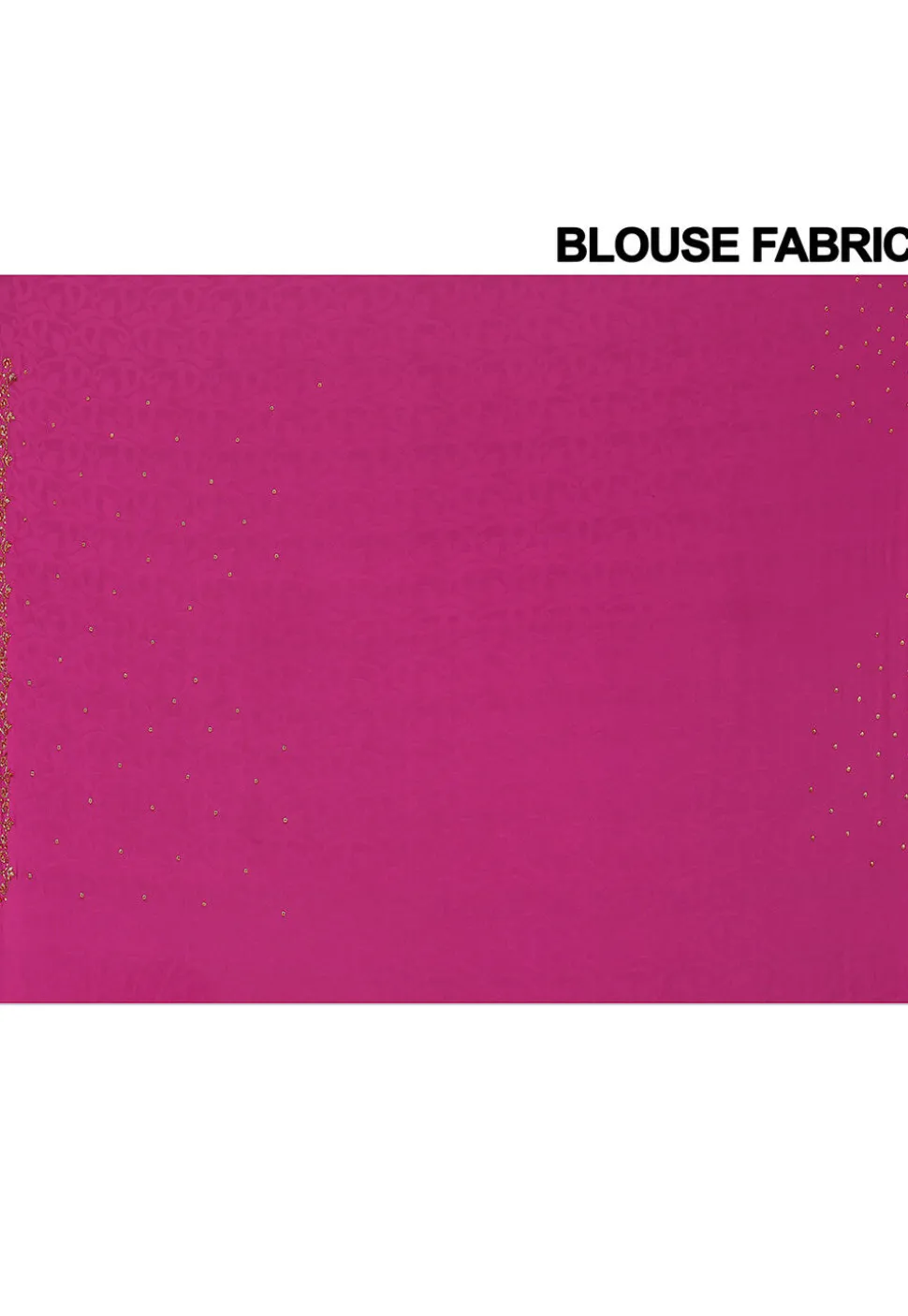 Hand Embroidered Georgette Saree in Fuchsia