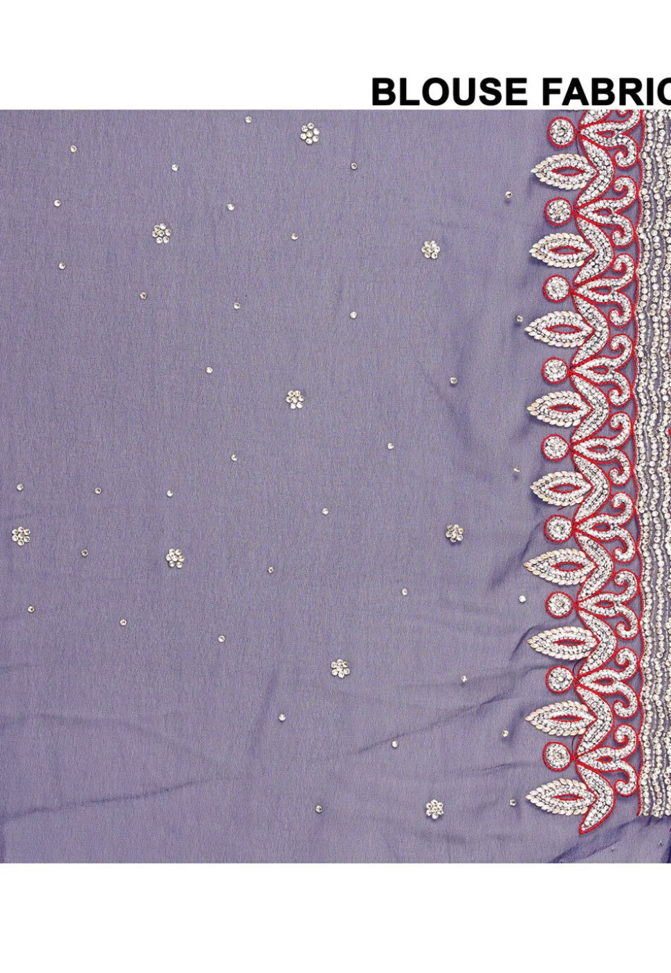 Hand Embroidered Georgette Saree in Navy Blue