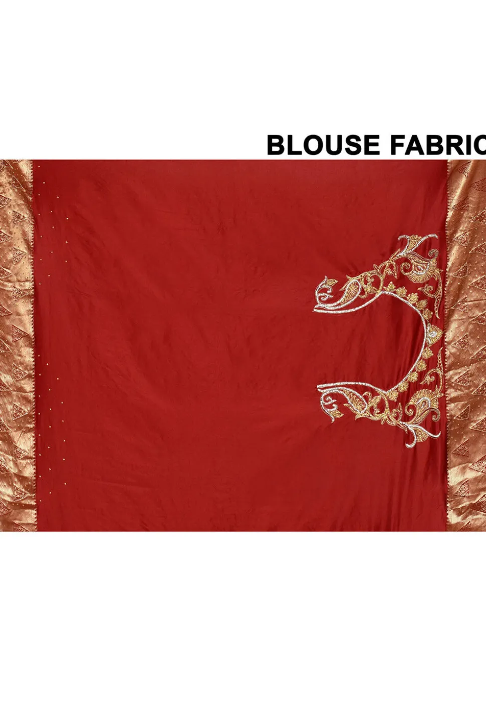 Hand Embroidered Kanchipuram Silk Saree in Maroon