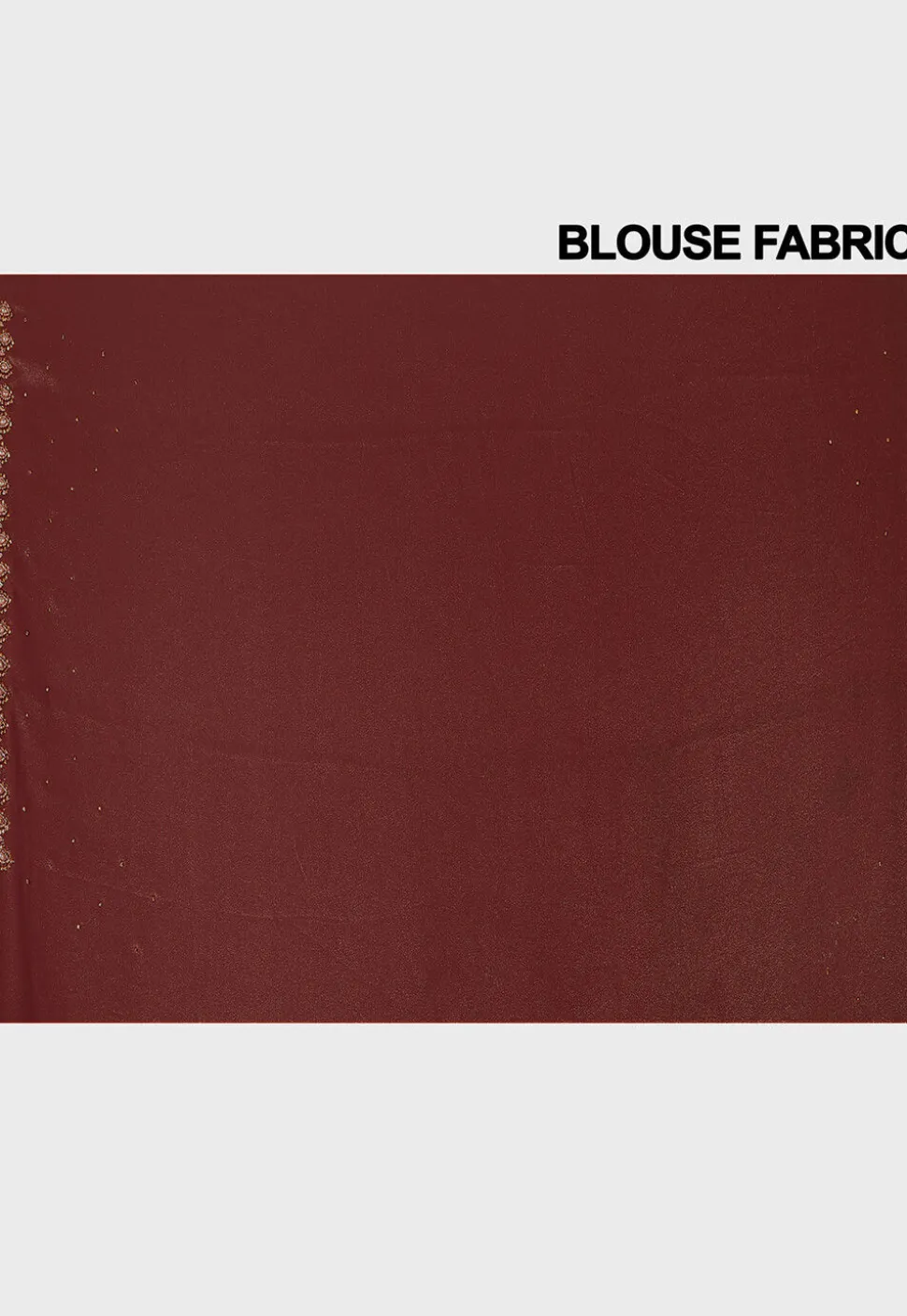 Hand Embroidered Shimmer Georgette Saree in Maroon