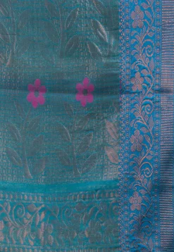 Handloom Art Silk Saree in Yellow