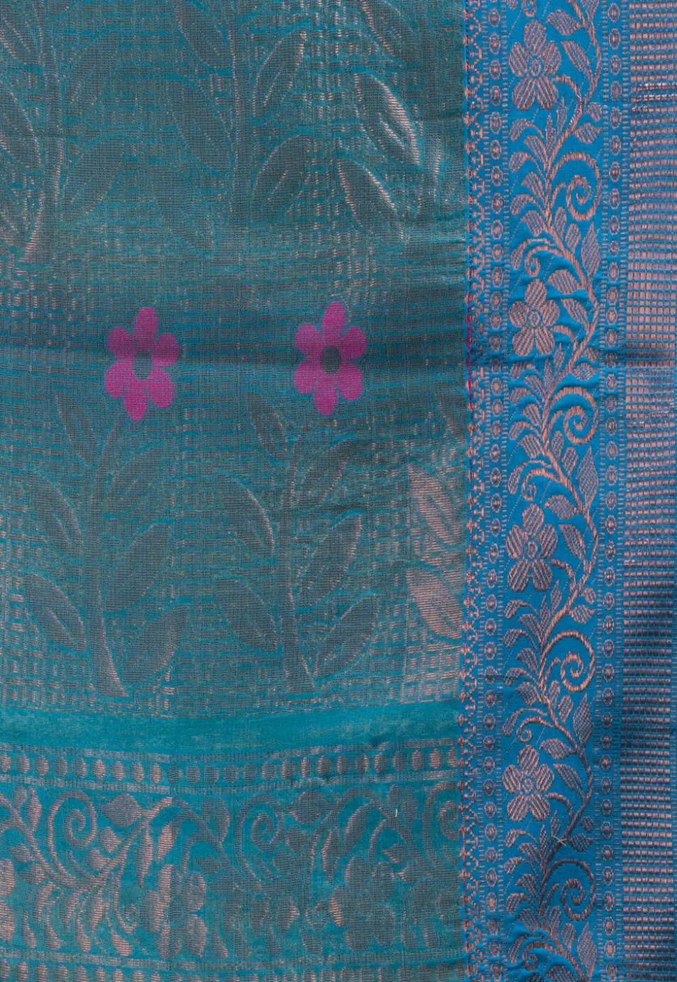 Handloom Art Silk Saree in Yellow