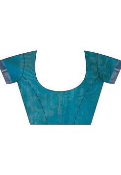 Handloom Art Silk Saree in Yellow