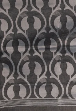 Handloom Art Silk Saree in Grey