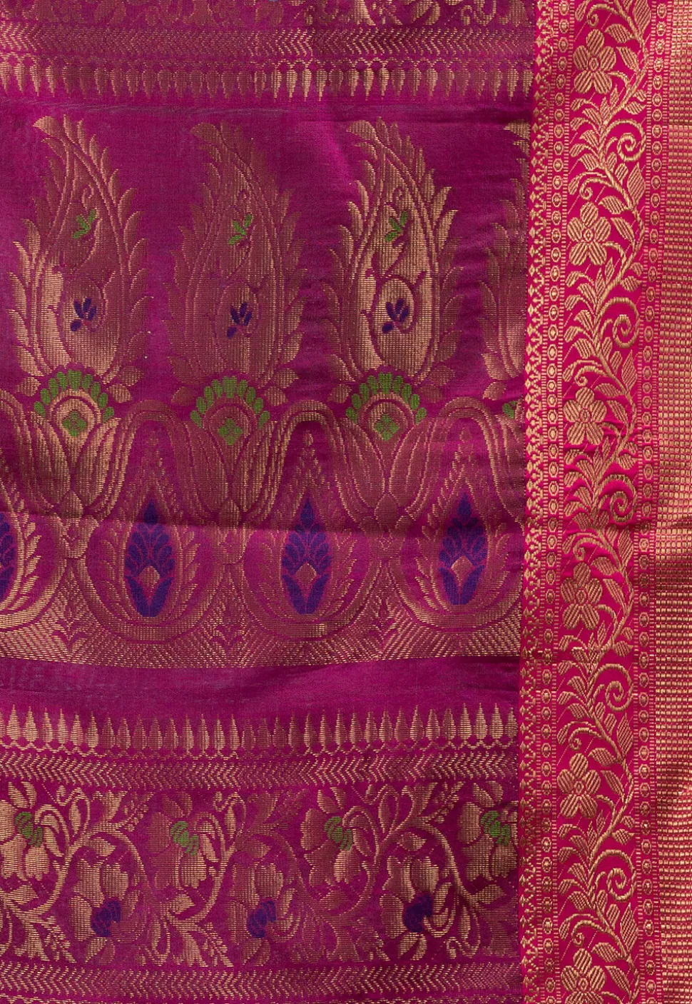 Handloom Art Silk Saree in Sea Green