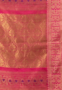 Handloom Art Silk Saree in Green