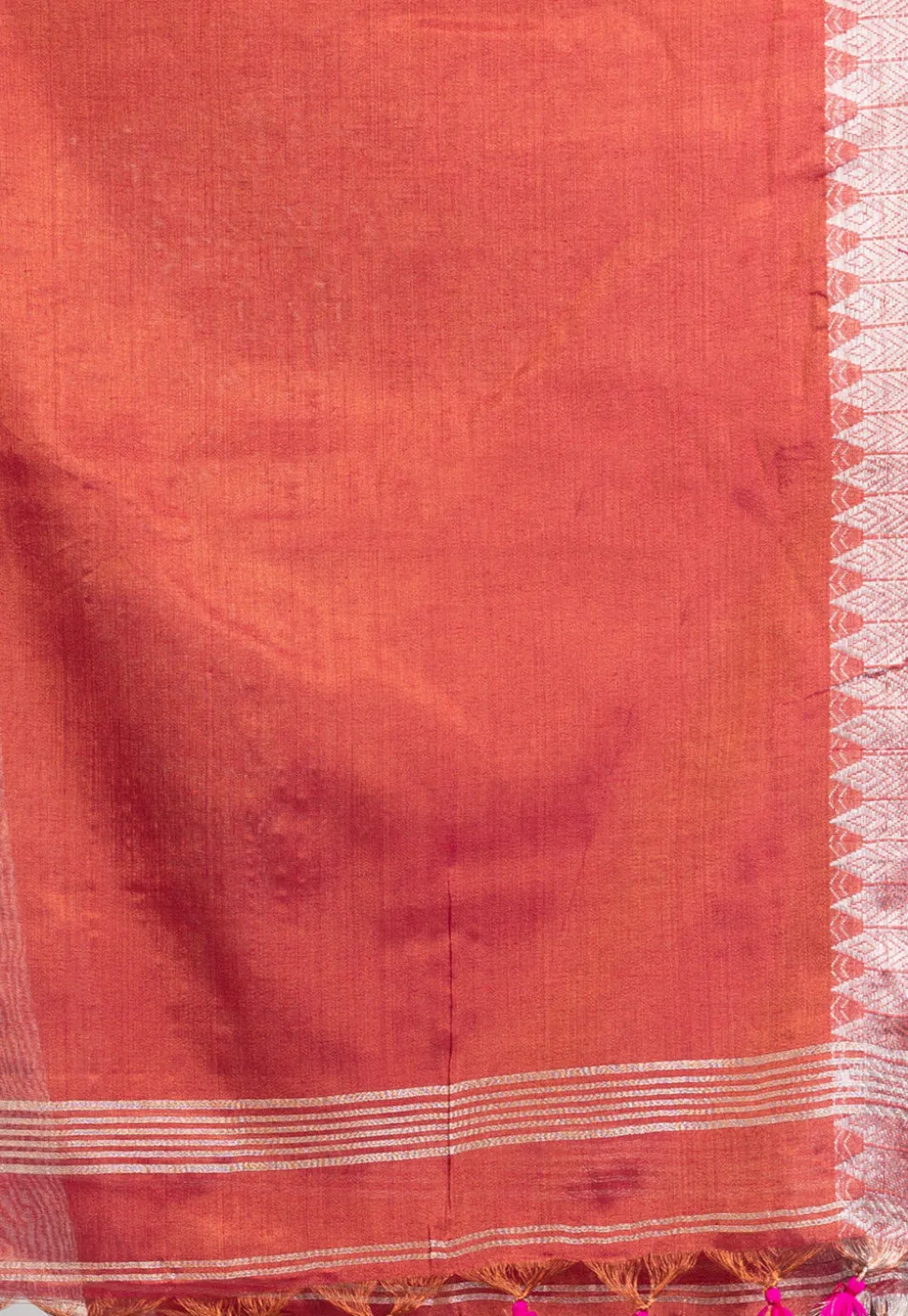 Handloom Cotton Saree in Fuchsia
