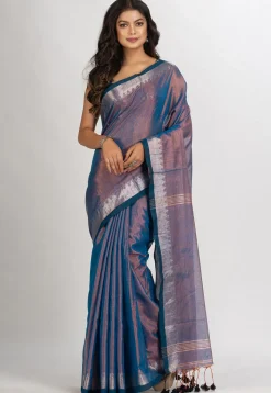 Handloom Cotton Saree in Antique