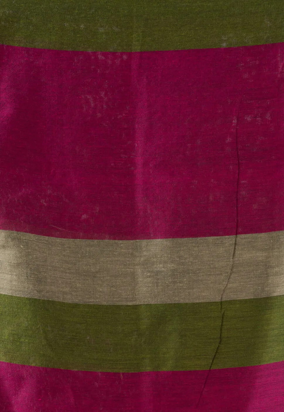 Handloom Cotton Saree in Magenta