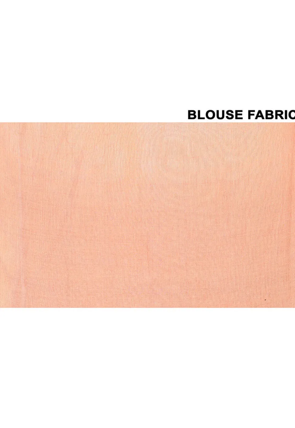 Handloom Cotton Saree in Peach
