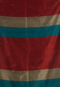 Handloom Cotton Saree in Maroon