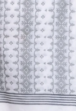 Handloom Cotton Saree in Off White