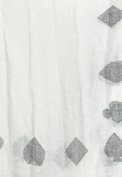 Handloom Jamdani Pure Linen Saree in Off White