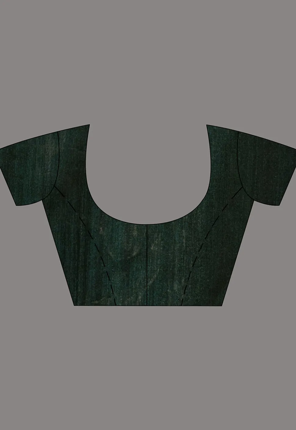 Handloom Jamdani Pure Matka Silk Saree in Dark Green