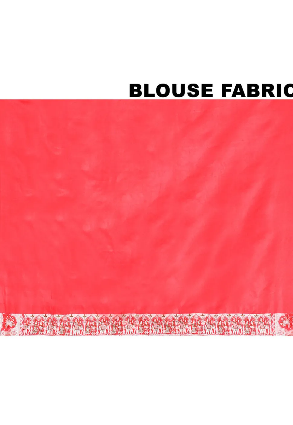 Handloom Pure Banarasi Katan Silk Saree in Coral Pink