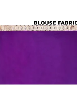 Handloom Pure Banarasi Katan Silk Saree in Beige and Violet